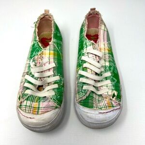 Rocketdog Green Color Sneakers In Preowned Condition In Misses’s Size 4